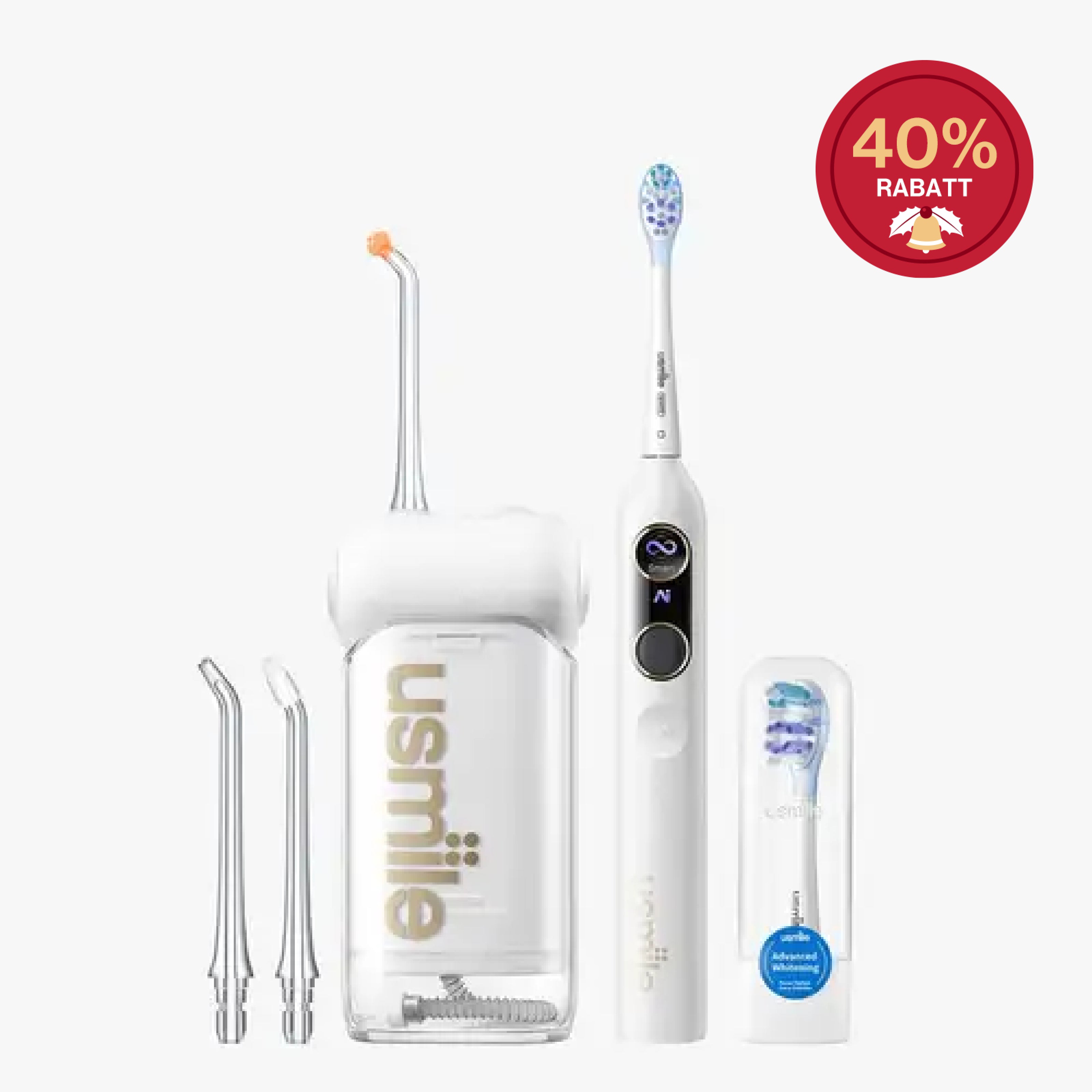 usmile Y10 PRO Elektrische Zahnbürste x C10 Tragbare Munddusche