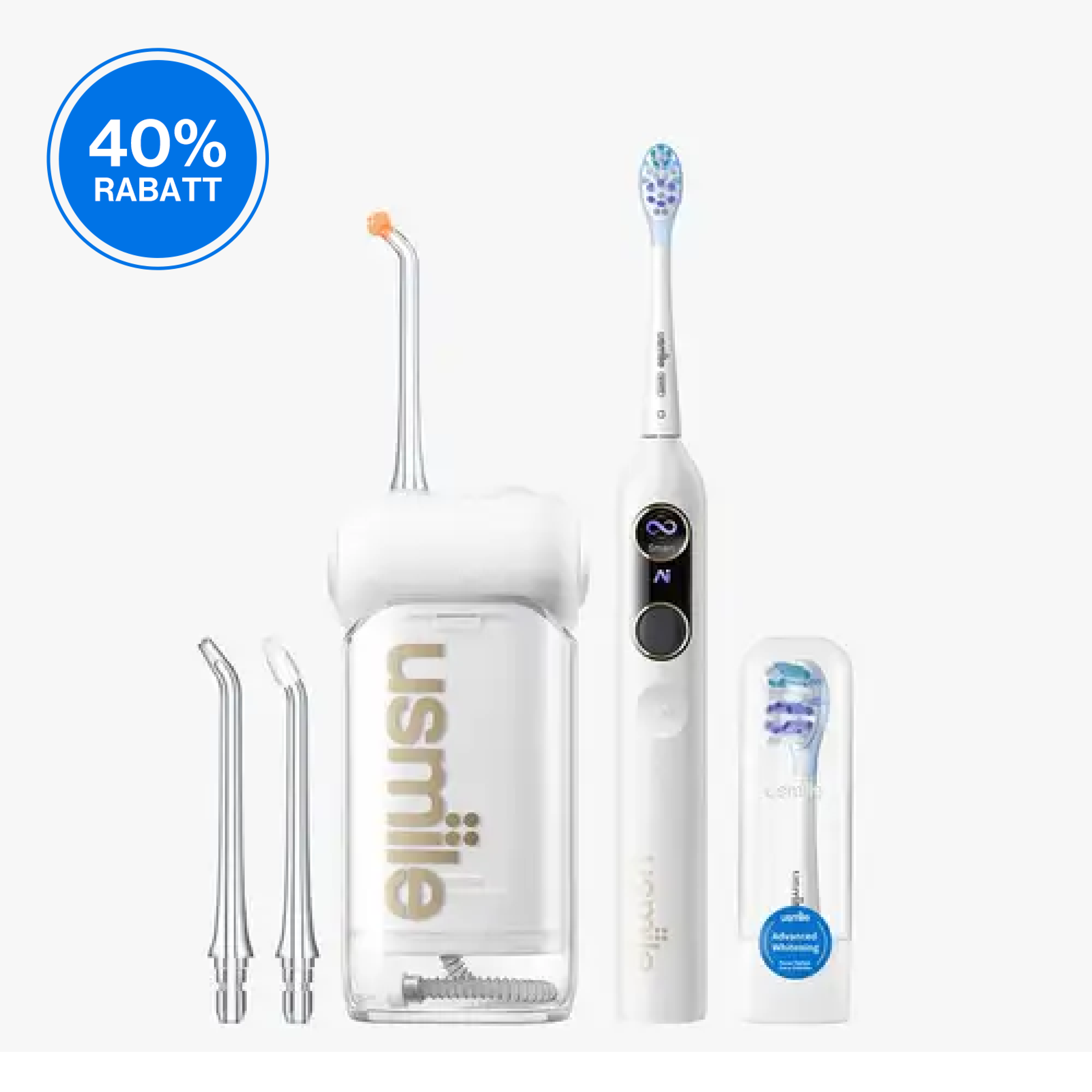 usmile Y10 PRO Elektrische Zahnbürste x C10 Tragbare Munddusche