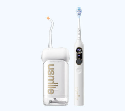 usmile Y10 PRO Elektrische Zahnbürste x C10 Tragbare Munddusche