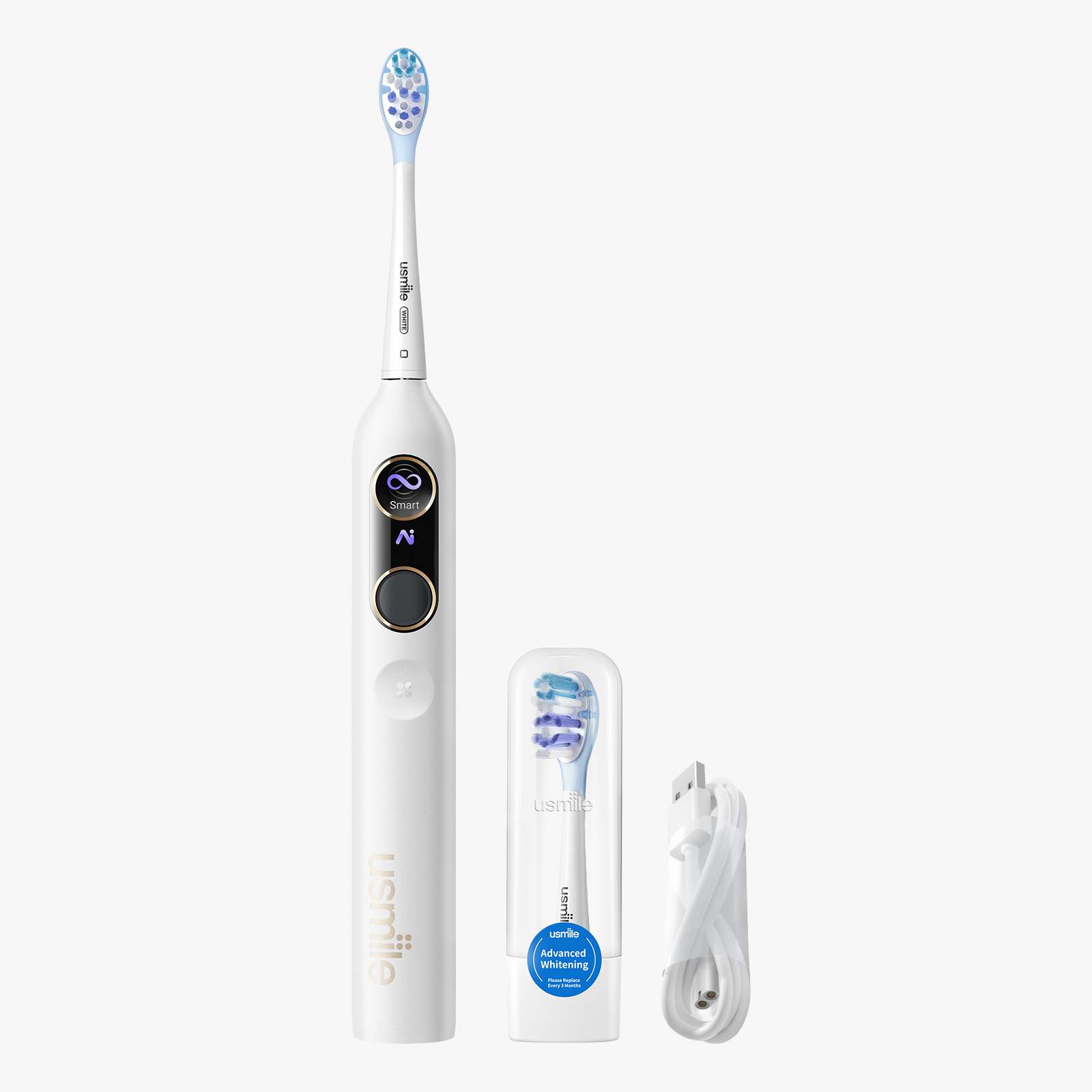 usmile Y10 PRO Elektrische Zahnbürste mit Erinnerung an ausgelassene Stellen