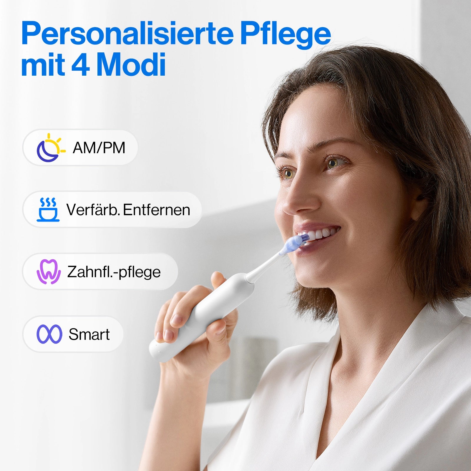 usmile Y20 PRO KI-Elektrische Zahnbürste x C10 Tragbare Munddusche