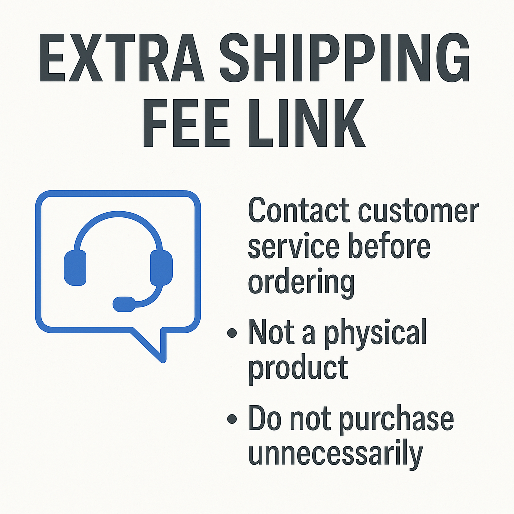 Extra Shipping Fee / Price Adjustment (Do Not Purchase Without Contact) - usmile
